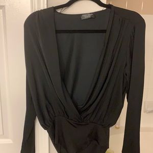 Black Zara body suit